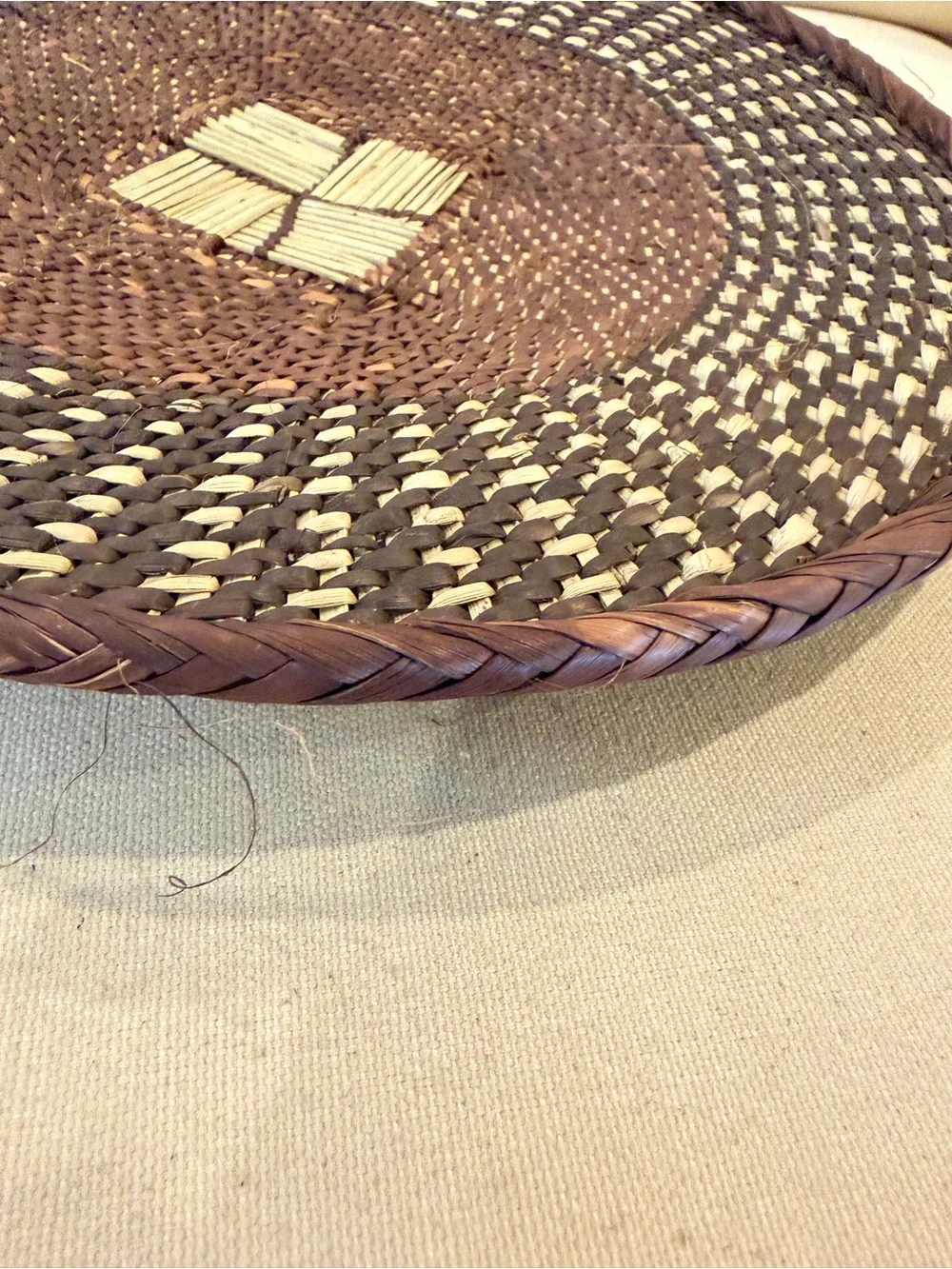 NEW Africa Woven Basket. Made by the Binga people of Zambia/Zimbabwe
